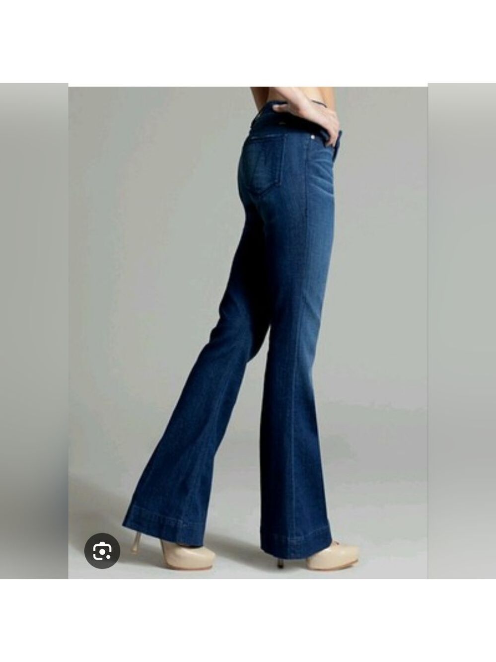 Guess by Marciano Dark Blue Flare Jeans